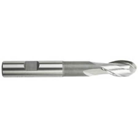 End Mill, Ball Nose Center Cutting Extended Length Single End, Series 1888G, 34 Cutter Dia, 538